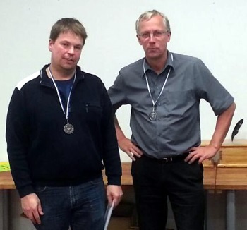 Clas Nyberg ja Kauko Koistinen hopeaa 2014.