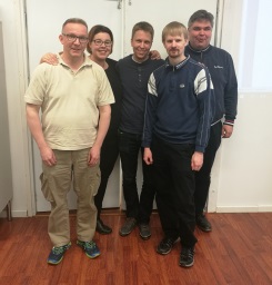Tampereen BK:n joukkue (Jussi Pölkki puuttuu)