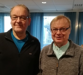 Lasse Utter ja Markku Pekkinen- kilpakumppanit