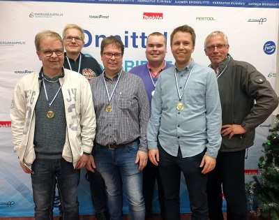 Onnittelut voittajille 2017!