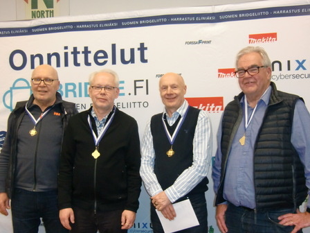 SM-kultaa joukkue Hupiukot