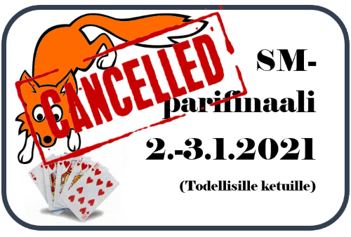 Vuoden 2020 SM-parifinaali on peruutettu.