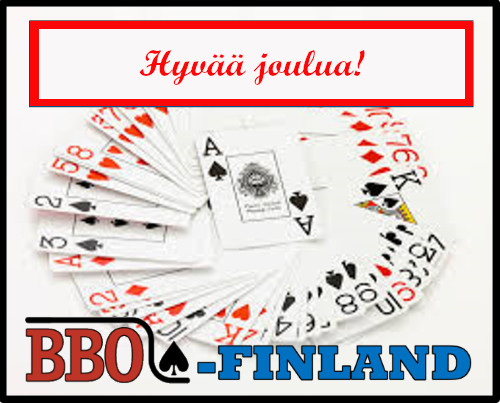 BBO-finland toivottaa hyvää joulua!