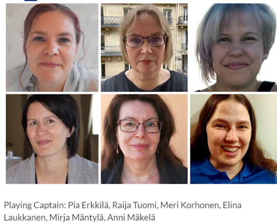 Suomen naisten joukkue PM 2023
