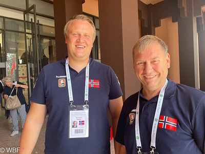 Geir Helgemo edustaa jälleen Norjaa (vas Grude)