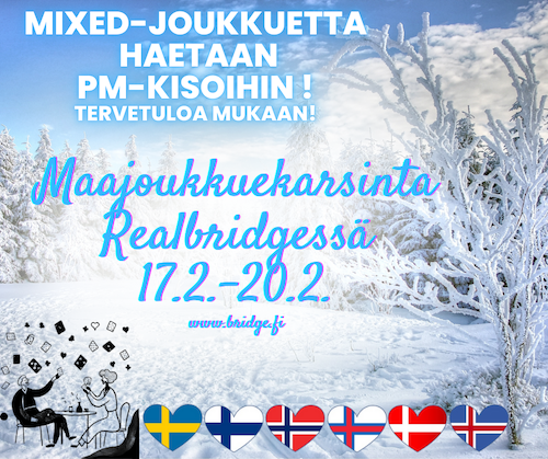 Ilmoita sekaparijoukkue mukaan!