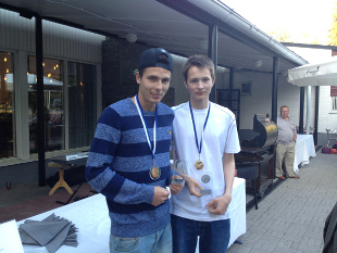 Best defense prize: Espen Flaat and Christian Bakke, Norway